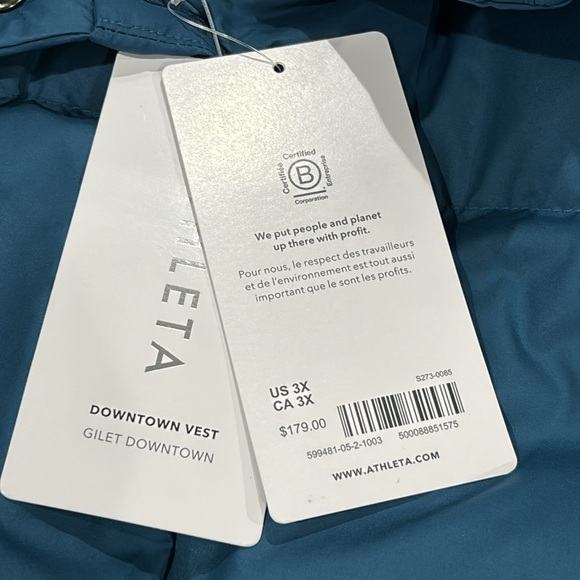 Athleta Downtown Vest in Teal NWT - Picture 8 of 11